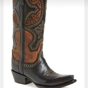 Luchesse Sahara Desert Boots Womens 7.5 Black Brown